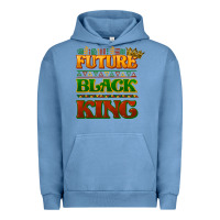 Pigment Pebble Blue Future black king Urban Hoodie - HowdyJamesFarm