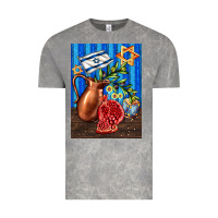 Cloud Rock hanukkah table with oil pitcher Vintage Tee - AdoDesignShop