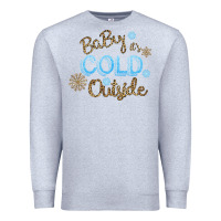 Heather Grey Baby It s Cold Outside Premium Sweatshirt - Bettercallsaul