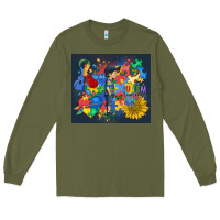 Army Green autism awareness Long Sleeve Tee - MaliasSmallBusiness