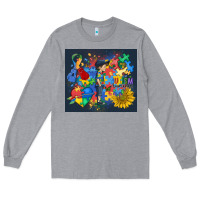 Heather Grey autism awareness Long Sleeve Tee - MaliasSmallBusiness