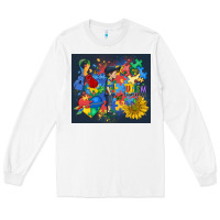 White autism awareness Long Sleeve Tee - MaliasSmallBusiness