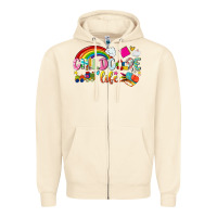 Sandshell childcare life Zipper Hoodie - NancyCooperArtShop