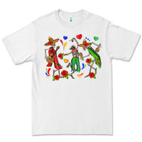 White mexican skeletons Premium Tee - Zillion Design Studio