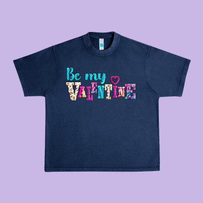 Be My Valentine Urban Heavy Tee Designed By Adodesignshop