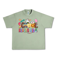 Oil Green school healt aid Urban Heavy Tee - AdoDesignShop