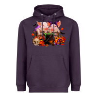 Plum halloween pigs Heavyweight Hoodie - RanaPortraitStore