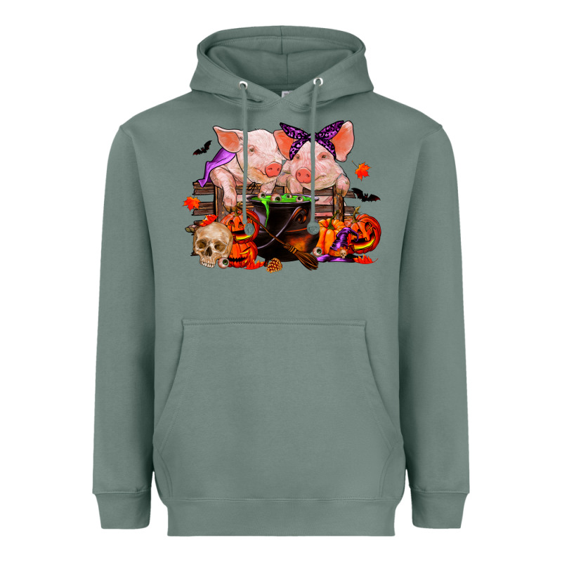 Halloween Pigs Heavyweight Hoodie by RanaPortraitStore | Teevron
