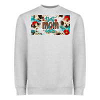 Heather Grey best mom ever license plate Heavyweight Sweatshirt - Artiststas