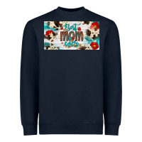 Navy best mom ever license plate Heavyweight Sweatshirt - Artiststas