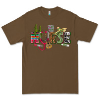 Cacao Mexican Nurse Premium Tee - texasbilliewilder