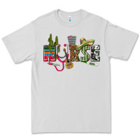 Dove Grey Mexican Nurse Premium Tee - texasbilliewilder