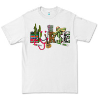 White Mexican Nurse Premium Tee - texasbilliewilder