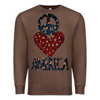 Chestnut Peace Love America Premium Sweatshirt - Bettercallsaul