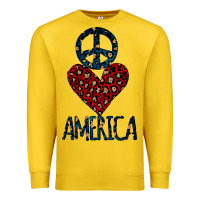 Lemon Peace Love America Premium Sweatshirt - Bettercallsaul