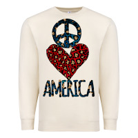 Sandshell Peace Love America Premium Sweatshirt - Bettercallsaul