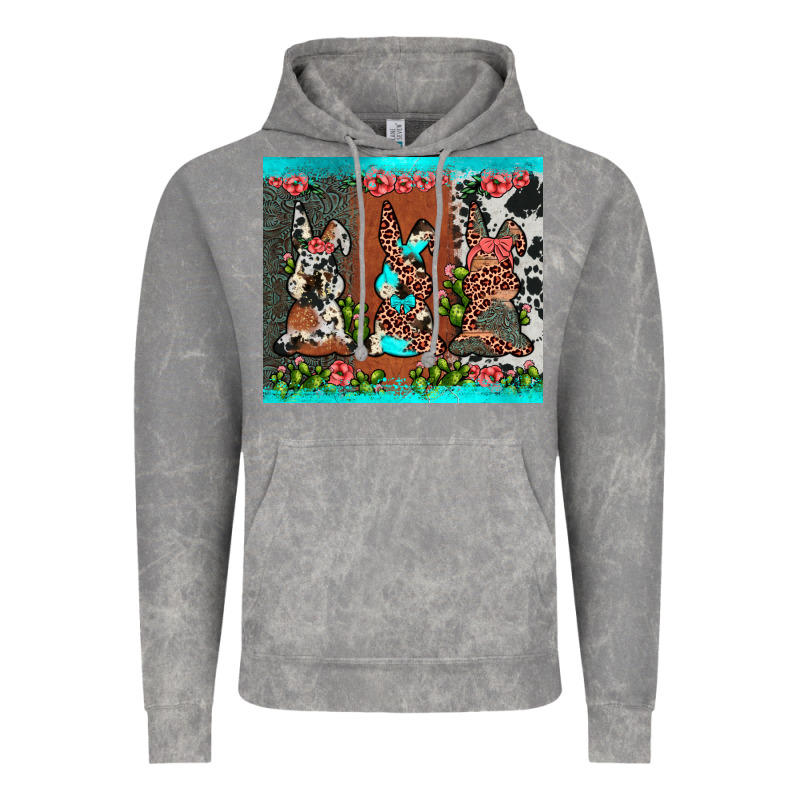 Easter Bunny's Leopard Cowhide Cactus Vintage Hoodie by JahusDesignShop | Teevron