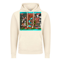 Vintage Artic easter bunny's leopard cowhide cactus Vintage Hoodie - JahusDesignShop