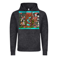 Vintage Black easter bunny's leopard cowhide cactus Vintage Hoodie - JahusDesignShop