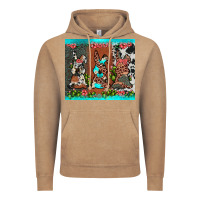 Vintage Coffee easter bunny's leopard cowhide cactus Vintage Hoodie - JahusDesignShop