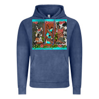 Vintage Denim easter bunny's leopard cowhide cactus Vintage Hoodie - JahusDesignShop
