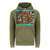 Vintage Olive easter bunny's leopard cowhide cactus Vintage Hoodie - JahusDesignShop