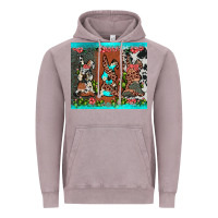 Vintage Zinc easter bunny's leopard cowhide cactus Vintage Hoodie - JahusDesignShop