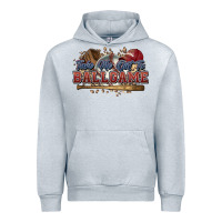 Heather Grey Take me out to ball game baseball Urban Hoodie - HowdyJamesFarm