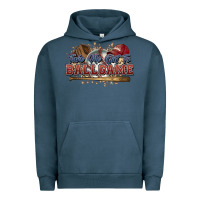 Pigment Midnight Navy Take me out to ball game baseball Urban Hoodie - HowdyJamesFarm