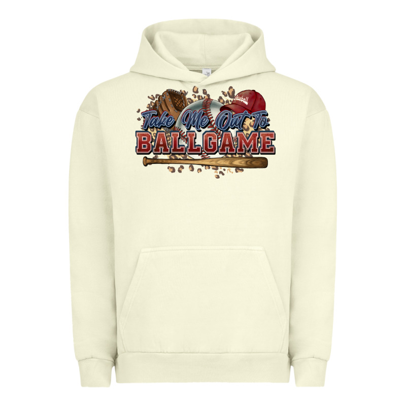 Take Me Out To Ball Game Baseball Urban Hoodie by HowdyJamesFarm | Teevron