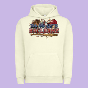 Take Me Out To Ball Game Baseball Urban Hoodie Designed By Howdyjamesfarm