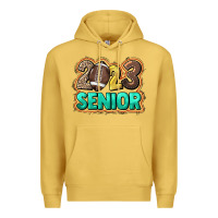 Antique Gold 2023 senior Football Premium Hoodie - NancyCooperArtShop
