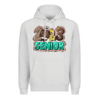 Dove Grey 2023 senior Football Premium Hoodie - NancyCooperArtShop