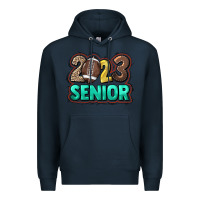 Navy 2023 senior Football Premium Hoodie - NancyCooperArtShop