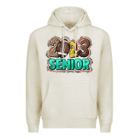 Oatmeal Heather 2023 senior Football Premium Hoodie - NancyCooperArtShop