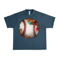 Midnight Navy western baseball leopard serape pattern Urban Heavy Tee - Artiststas