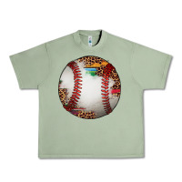 Oil Green western baseball leopard serape pattern Urban Heavy Tee - Artiststas