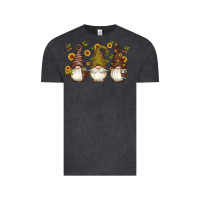 Vintage Black coffee gnomes Vintage Tee - Artiststas