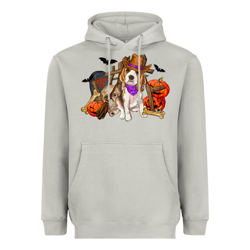 Halloween Beagle Dog Heavyweight Hoodie by RanaPortraitStore | Teevron