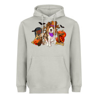 Moon Dust Halloween beagle dog Heavyweight Hoodie - RanaPortraitStore