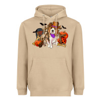 Mushroom Halloween beagle dog Heavyweight Hoodie - RanaPortraitStore
