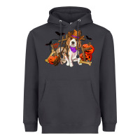 Smoke Halloween beagle dog Heavyweight Hoodie - RanaPortraitStore