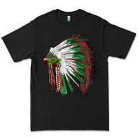Black christmas indian feather headdress Premium Tee - RanaPortraitStore