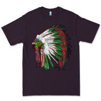 Plum christmas indian feather headdress Premium Tee - RanaPortraitStore