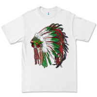 White christmas indian feather headdress Premium Tee - RanaPortraitStore