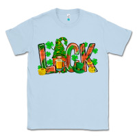 Dusty Blue luck with gnome and beer Classic Tee - NancyCooperArtShop