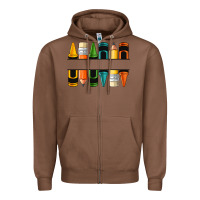 Chestnut custom crayons with pencil Zipper Hoodie - NancyCooperArtShop