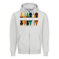 Dove Grey custom crayons with pencil Zipper Hoodie - NancyCooperArtShop