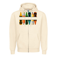 Sandshell custom crayons with pencil Zipper Hoodie - NancyCooperArtShop