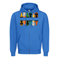 True Royal custom crayons with pencil Zipper Hoodie - NancyCooperArtShop